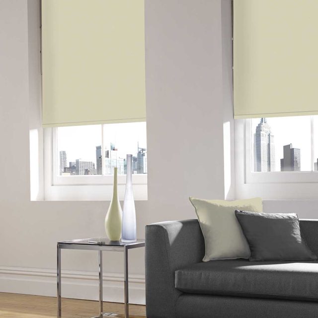 Porto Ivory roller blinds