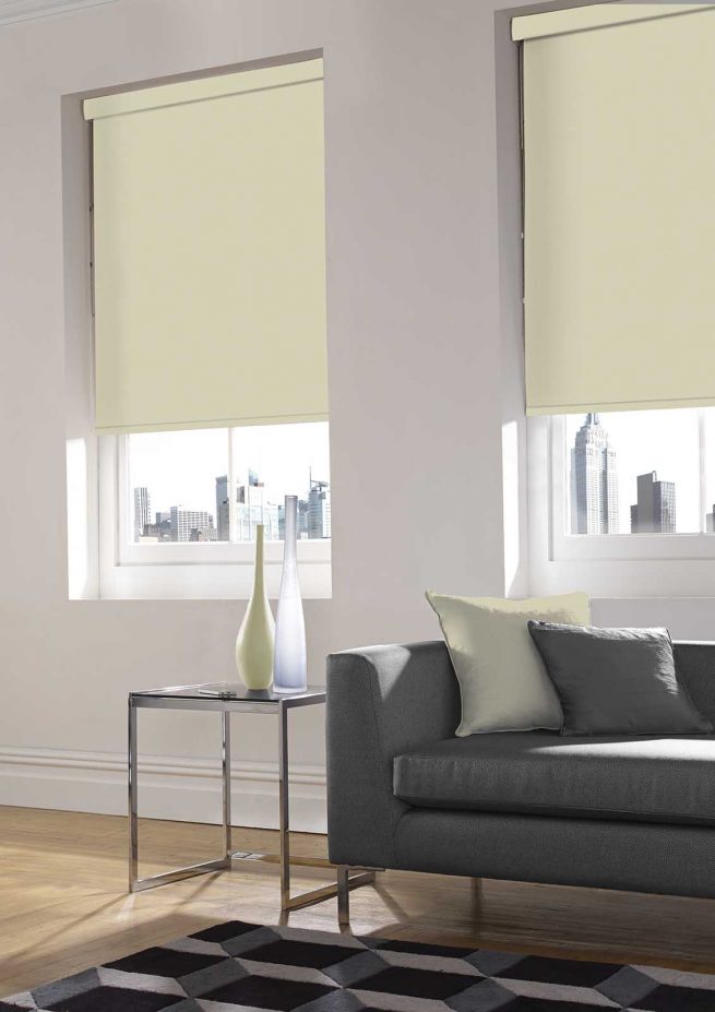 Porto Ivory roller blinds