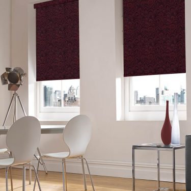 Feather-Cerise roller blinds Feather Cerise roller blinds