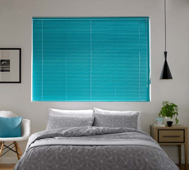 Madiba teal Aluminium Venetian Blinds