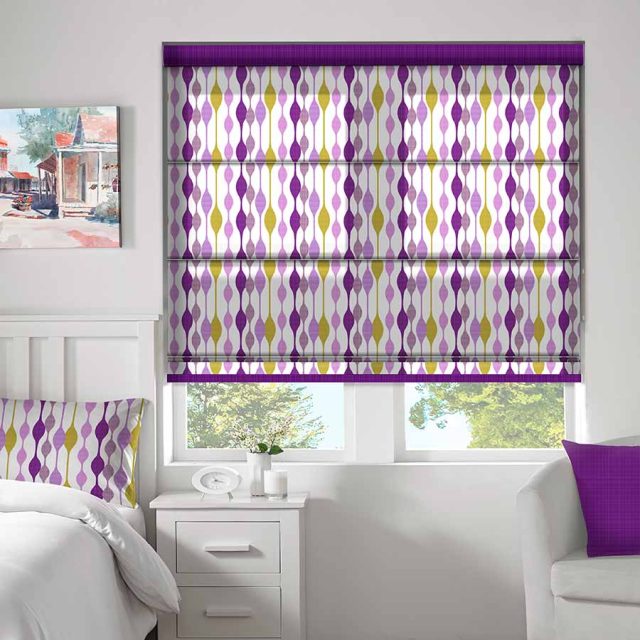 Curve Mauve Romex Blind