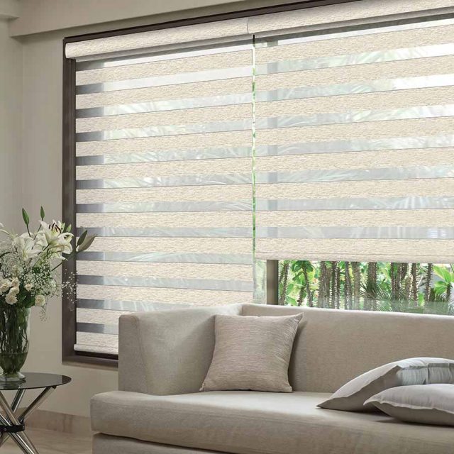 Glitter Gold Duplex Blinds