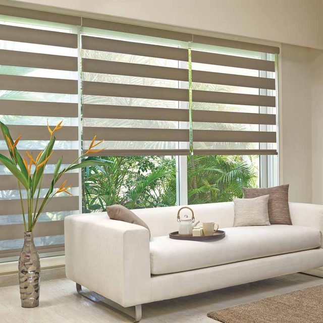 Jalyn Dark beige Duplex Blinds