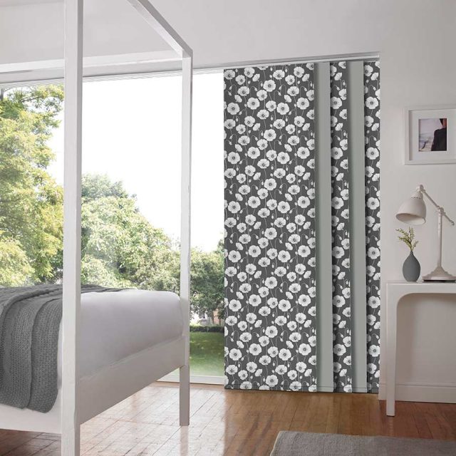 Lorraine Poppy Panel Blinds